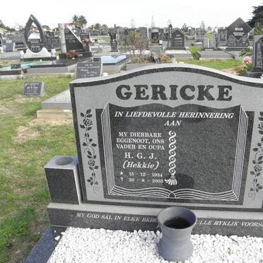 GERICKE H.G.J. 1934-2003