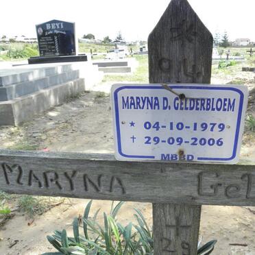 GELDERBLOEM Maryna D. 1979-2006