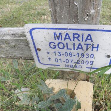 GOLIATH Maria 1930-2009