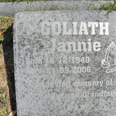 GOLIATH Jannie 1940-2006