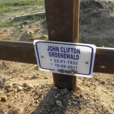 GROENEWALD John Clifton 1932-2011