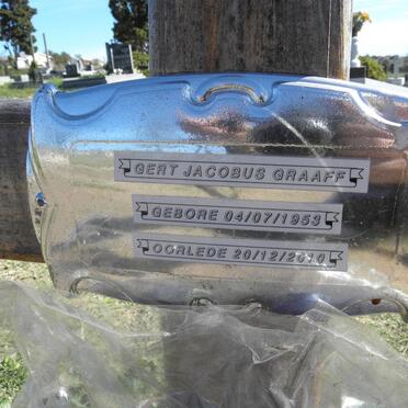 GRAAFF Gert Jacobus 1953-2010
