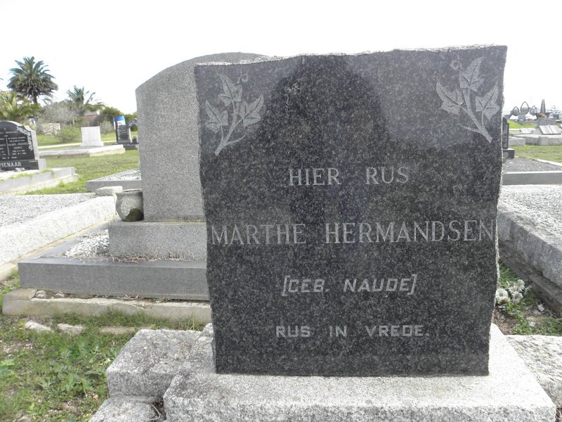HERMANDSEN Marthe nee NAUDE