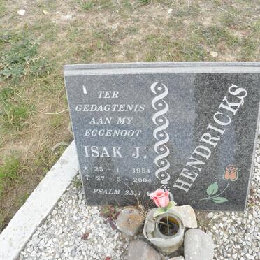 HENDRICKS Isak J. 1954-2004