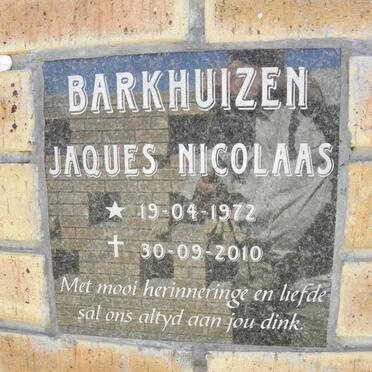 BARKHUIZEN Jaques Nicolaas 1972-2010