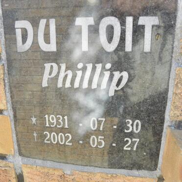 TOIT Phillip, du 1931-2002