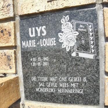 UYS Marie-Louise 1942-2001