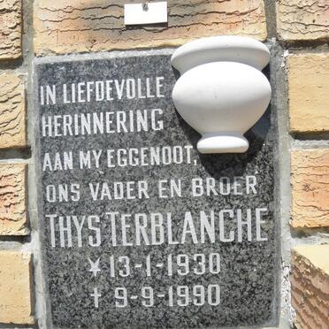 TERBLANCHE Thys 1930-1990