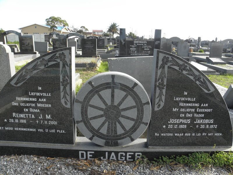 JAGER Josephus Jakobus, de 1909-1972 &amp; Reinetta J.M. 1916-2001
