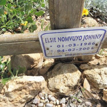 JOHNNY Elsie NOMVUYO 1966-2006