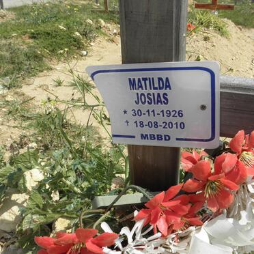 JOSIAS Matilda 1926-2010