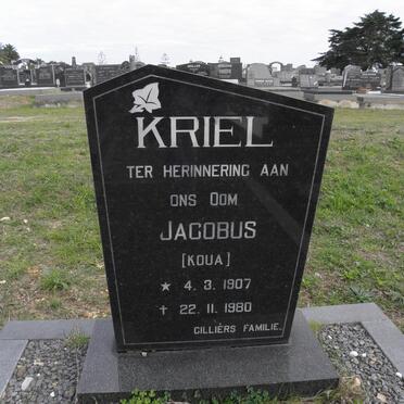 KRIEL Jacobus 1907-1980