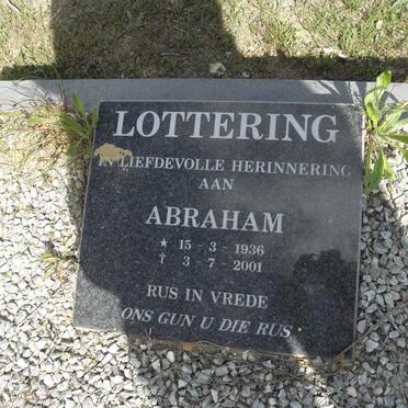 LOTTERING Abraham 1936-2001