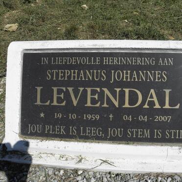 LEVENDAL Stephanus Johannes 1959-2007