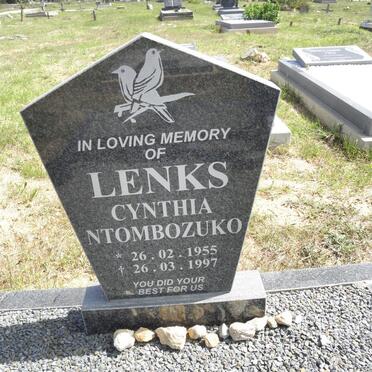 LENKS Cynthia Ntombozuko 1955-1997