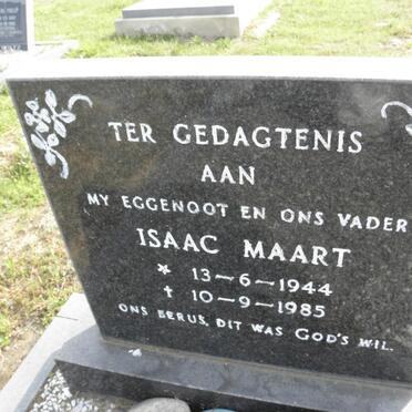 MAART Isaac 1944-1985