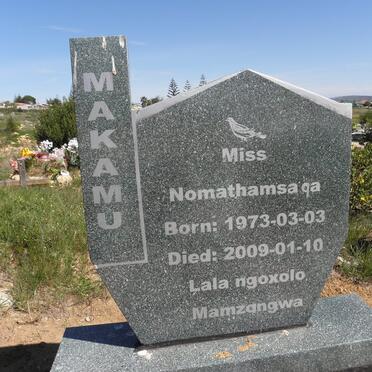MAKAMU Nomathamsaqa 1973-2009