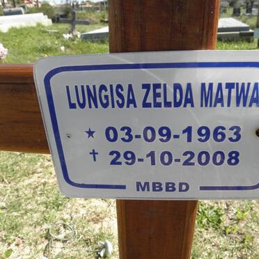 MATWA Lungisa Zelda 1963-2008