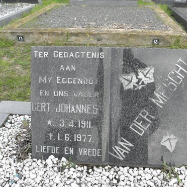MESCHT Gert Johannes, van der 1911-1977