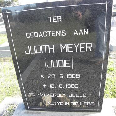 MEYER Judith 1909-1980