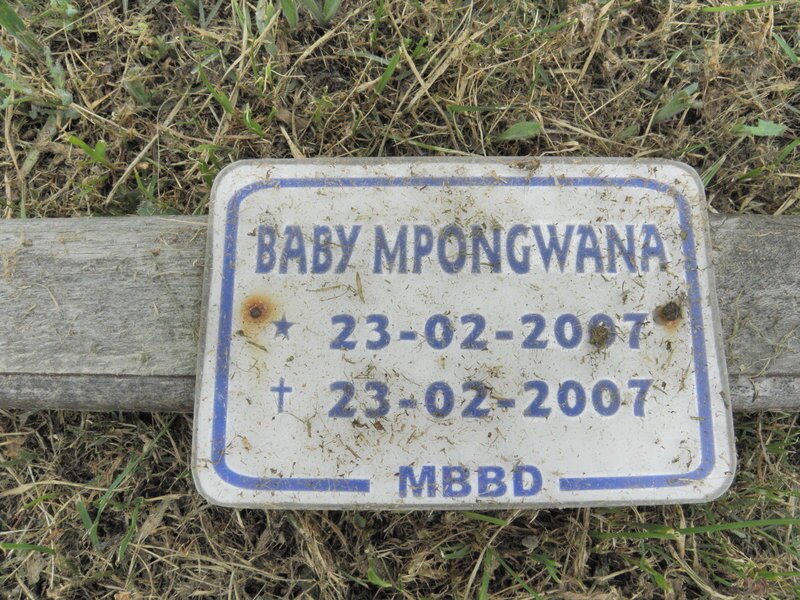 MPONGWANA Baby 2007-2007