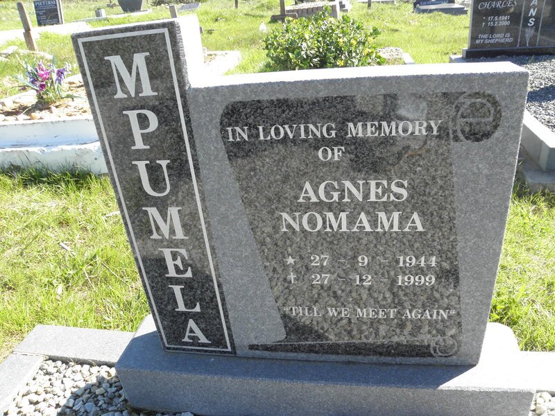MPUMELA Agnes Nomama 1944-1999