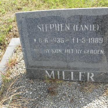 MILLER Stephen 1936-1989