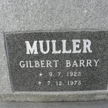 MULLER Gilbert Barry 1923-1975