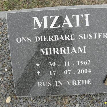 MZATI Mirriam 1962-2004
