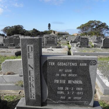 NECKER Pieter Hendrik, de 1909-1973