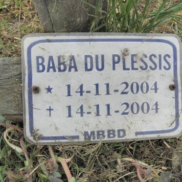 PLESSIS Baba, du 2004-2004