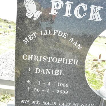 PICK Christopher Daniel 1959-2008