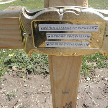 PIENAAR Maria Elizabeth 1917-2011
