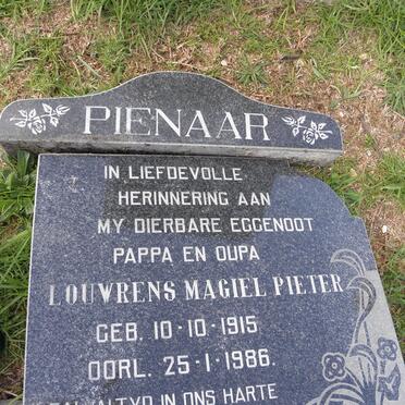 PIENAAR Louwrens Magiel Pieter 1915-1986