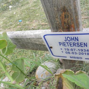 PIETERSEN John 1934-2010