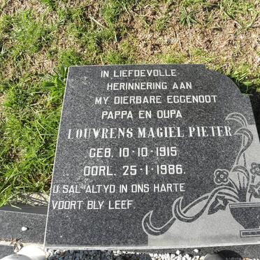 PIENAAR Louwrens Magiel Pieter 1915-1986