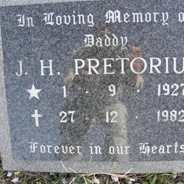 PRETORIUS J.H. 1927-1982