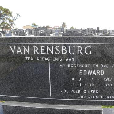 RENSBURG Edward, van 1913-1979