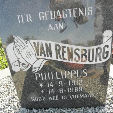 RENSBURG Phillippus, van 1912-1989 &amp; Dolla 1923-2002 :: VAN RENSBURG Marius 1969-1971