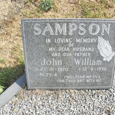SAMPSON John William 1920-1996