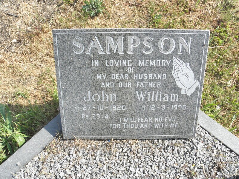 SAMPSON John William 1920-1996