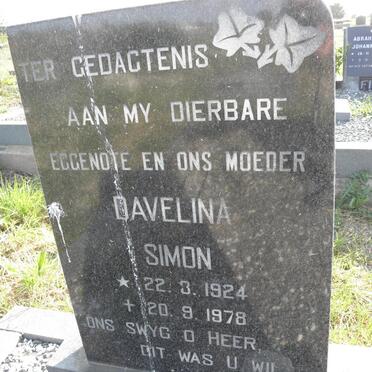 SIMON Davelina 1924-1978