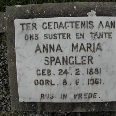 SPANGLER Anna Maria 1881-1961