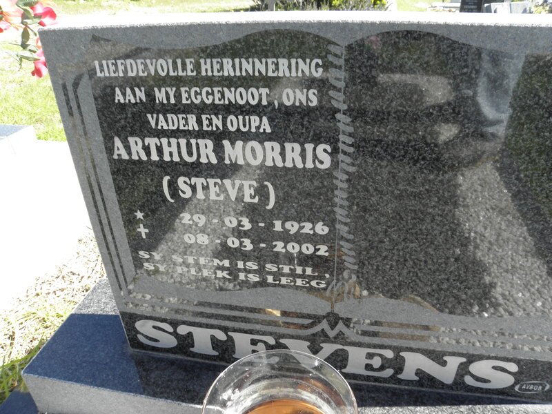 STEVENS Arthur Morris 1926-2002