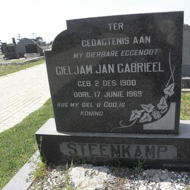 STEENKAMP Gieljam Jan Gabrieel 1900-1969