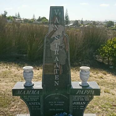 STRAATEN Johan, van 1946-2015 &amp; Anita 1947-1998