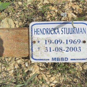 STUURMAN Hendricka 1969-2003