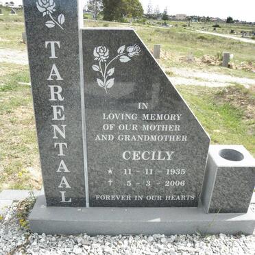 TARENTAAL Cecily 1935-2006