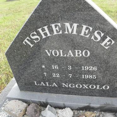TSHEMESE Volabo 1926-1985
