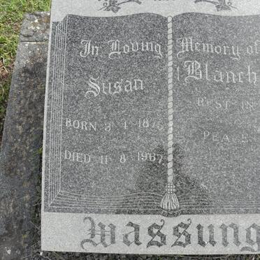 WASSUNG Susan 1875-1967